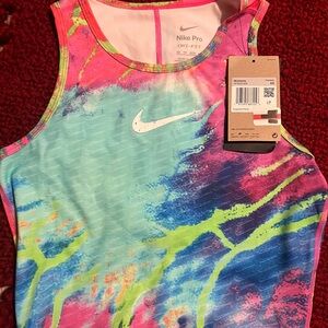Nike Pro cropped dri fit top women’s XS